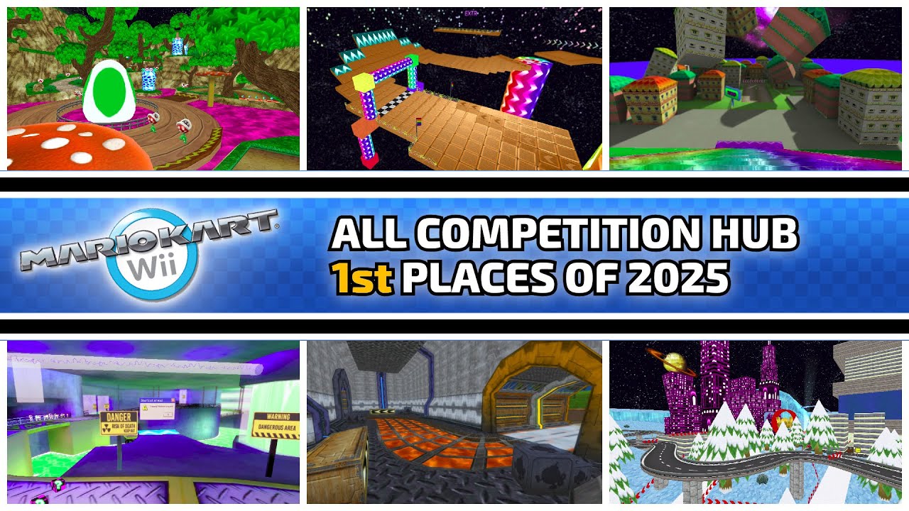 [MKW] All 1st Place Custom Tracks Of 2025!