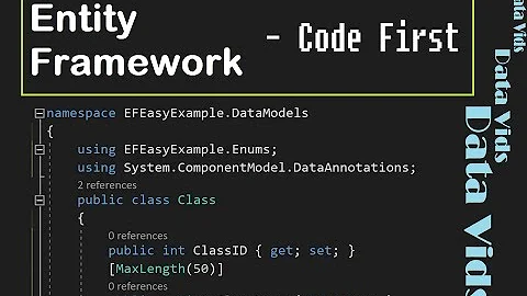 Entity Framework Code First (2021, DotNet Core or DotNet 5)