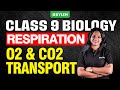 Class 9 Biology | RESPIRATION - O2 &amp; CO2 TRANSPORT | Xylem Class 9