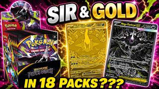 I can't Believe My Friend Predicted The Gold And A SIR Pull From 18 Packs!