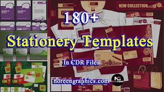 180+ Stationery Templates In CDR Files | Noreen Graphics |