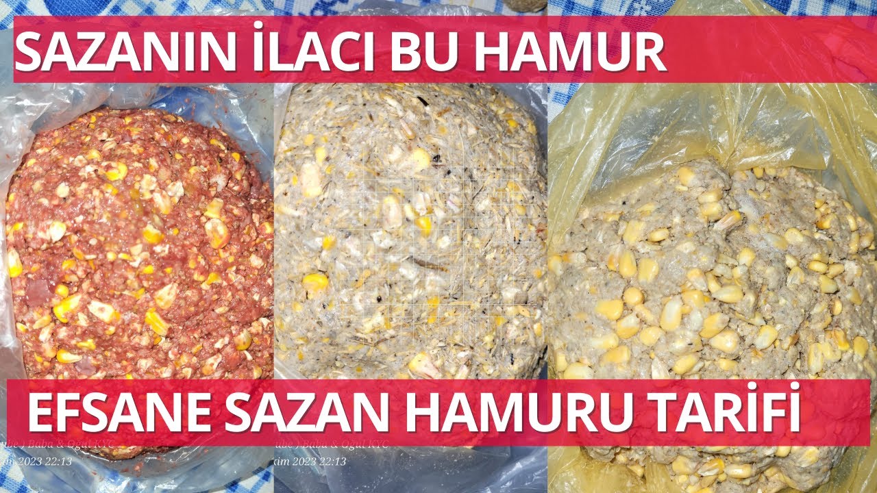 Sazan hamuru en verimli sazan hamuru budur #sazanavı #sazan #kızılırmak