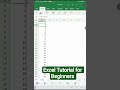 Generate Numbers Automatically in Excel! #excel
