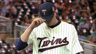TEX@MIN: Gibson throws six shutout frames, fans four