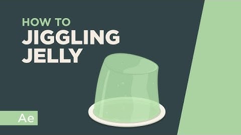 How To Animate Jiggling Jelly Using Follow Through - After Effects Tutorial