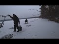 Открытие зимнего сезона. Рыбалка в Ленинградской области. Озеро Фигурное. Озеро Нырково.