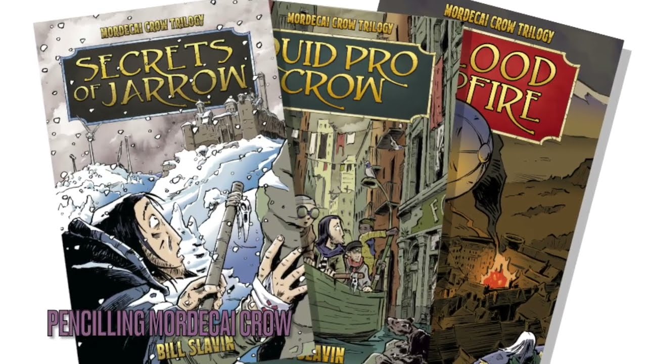 Pencilling Mordecai Crow