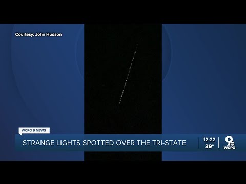 Strange lights over