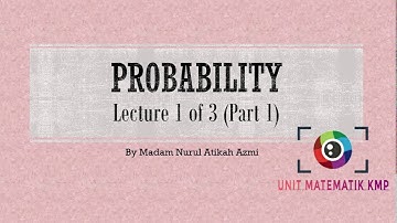 AM025 CHAPTER 7 (LECTURE 1 OF 3 : PART 1)