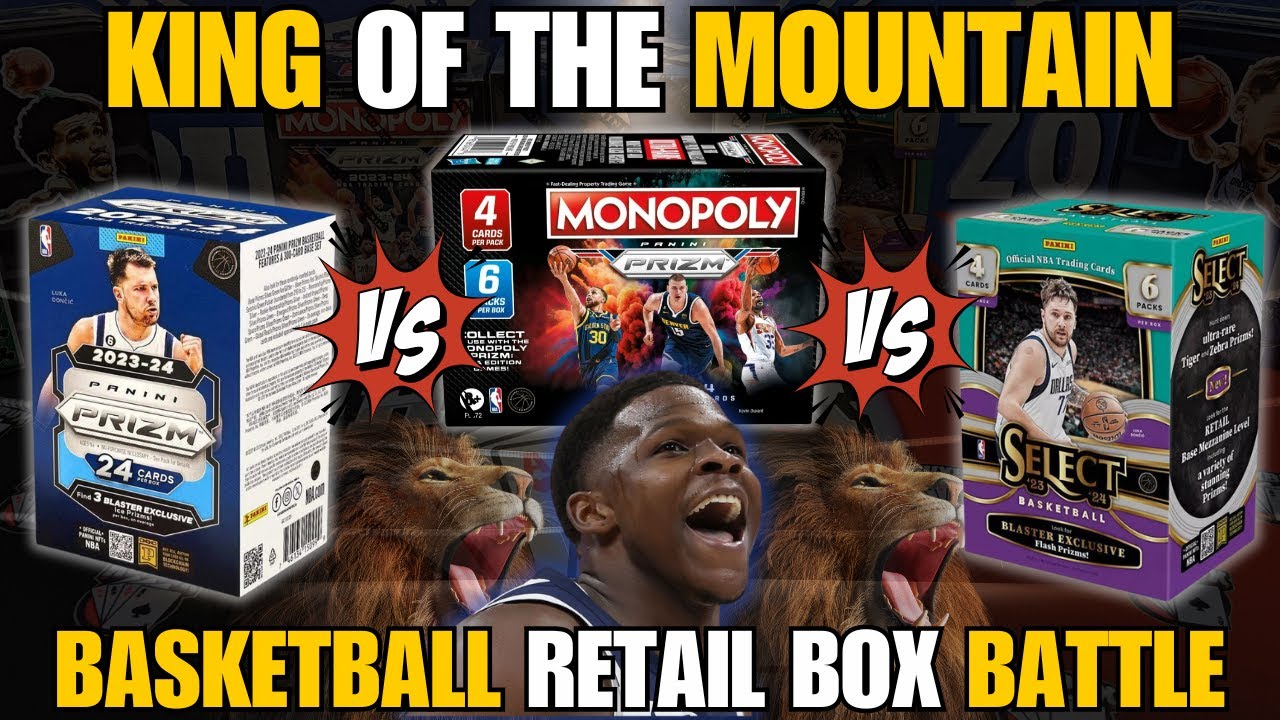 LAST BOX MAGIC GOES BOOM💥 2023-24 Panini Basketball Blaster Box Battle - Prizm vs Monopoly vs Select