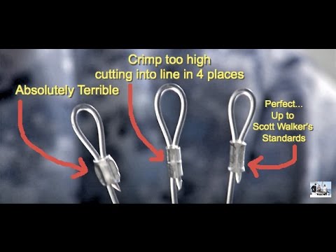 How To Make A Perfect Crimp For Monster Fish-Into The Blue 