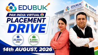 Edubuk's Jobs Mela | Round 1 Assessment Details |  25,000+ Jobs | Across INDIA 🚀