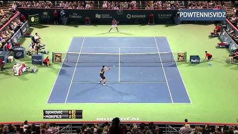 Djokovic vs Monfils Montréal 2011 Highlights
