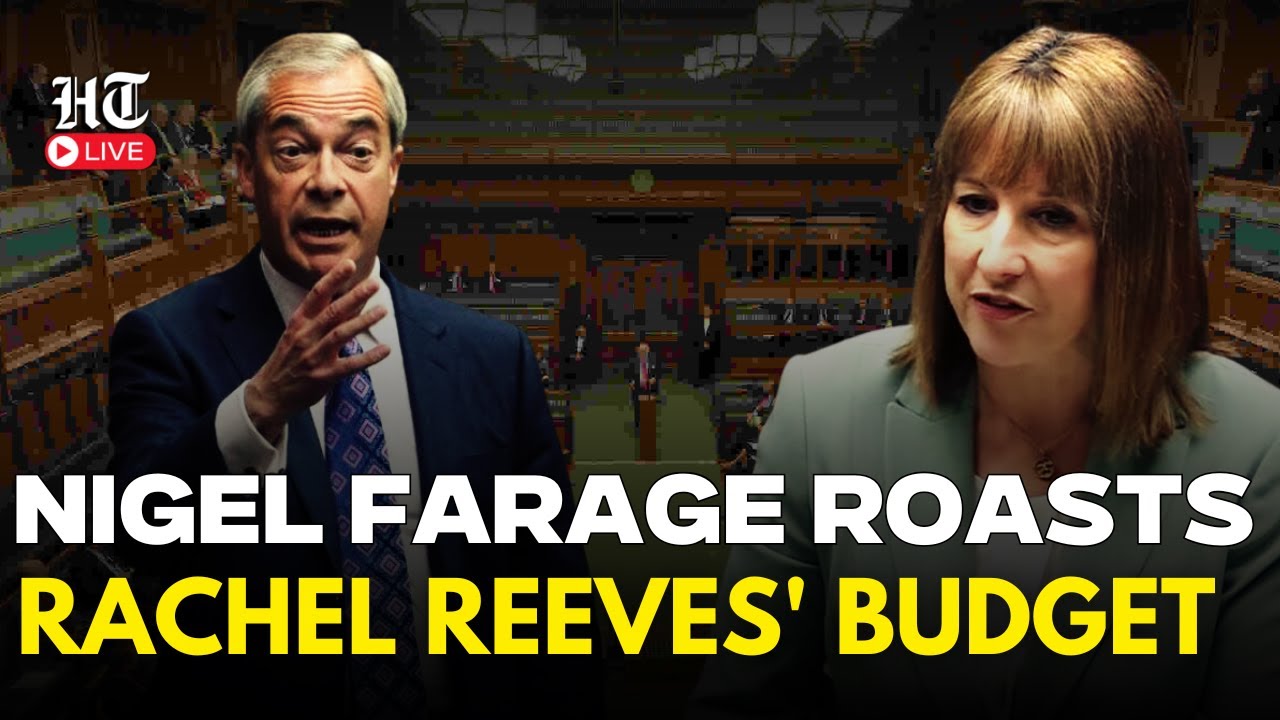 Farage Speech Live | Nigel Farage Skewers Rachel Reeves Over Budget |  Llandudno | Reform UK