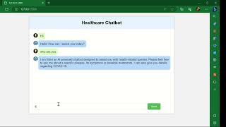 Healthcare Chatbot Using NLP, Rasa and Flask By THE DATA SQUAD Team.