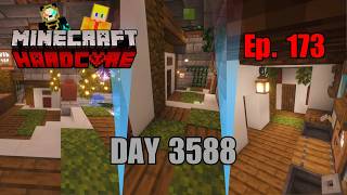 Minecraft Hardcore | Day 3588 E173 - BUILDING CAVE RESTROOMS IN THE MUSEUM [4K 60fps] screenshot 3