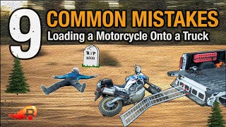 9 Common Mistakes While Loading & Tying Down a Motorcycle | Motorcycle Training Series screenshot 2