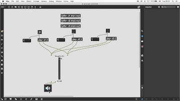 Generative Soundscape in Max/MSP - randomised triggering and crossfaded looping