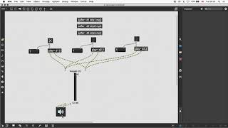 Generative Soundscape in Max/MSP - randomised triggering and crossfaded looping
