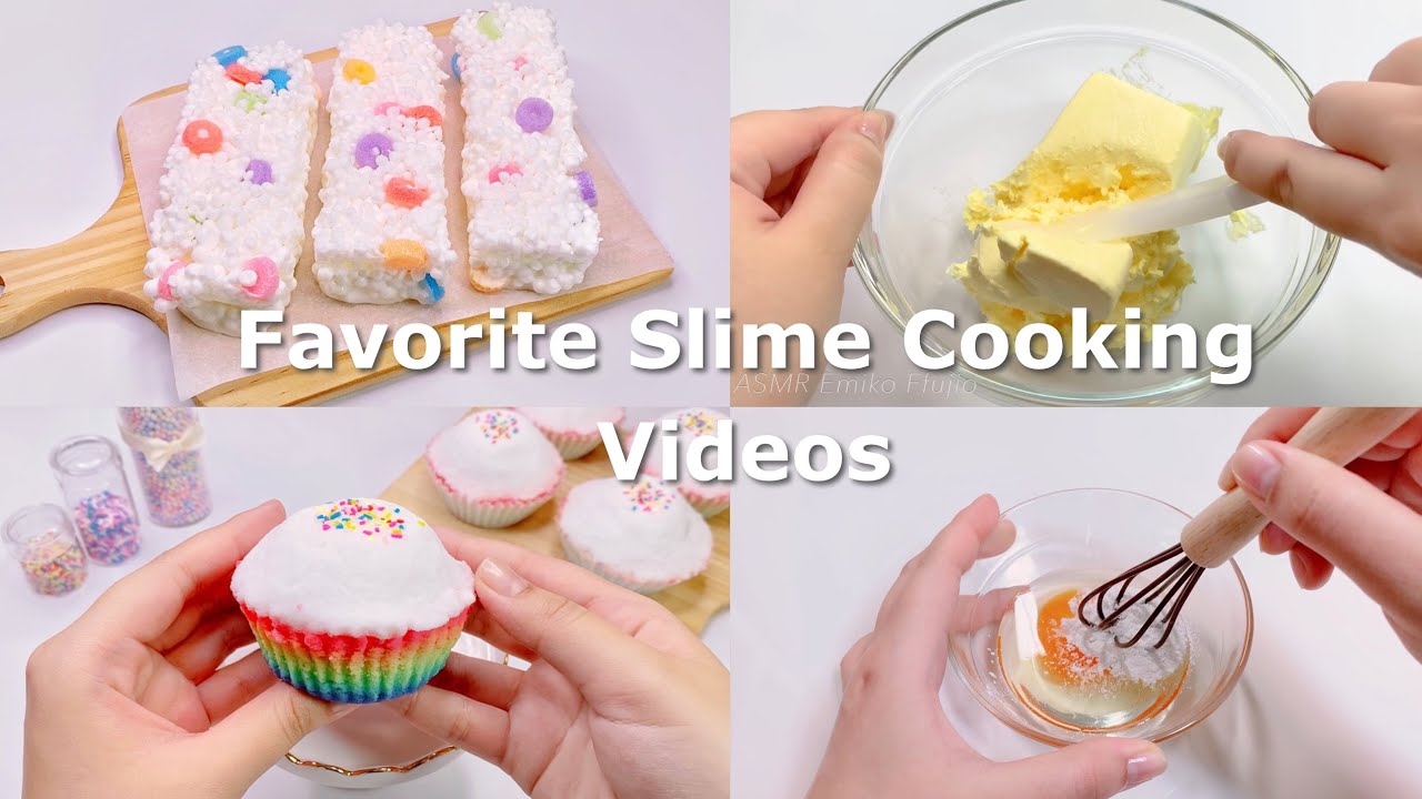 【ASMR】🍴クッキングスライムまとめ🍽️【音フェチ】Favorite Slime Cooking Videos 좋아하는 슬라임 요리 동영상