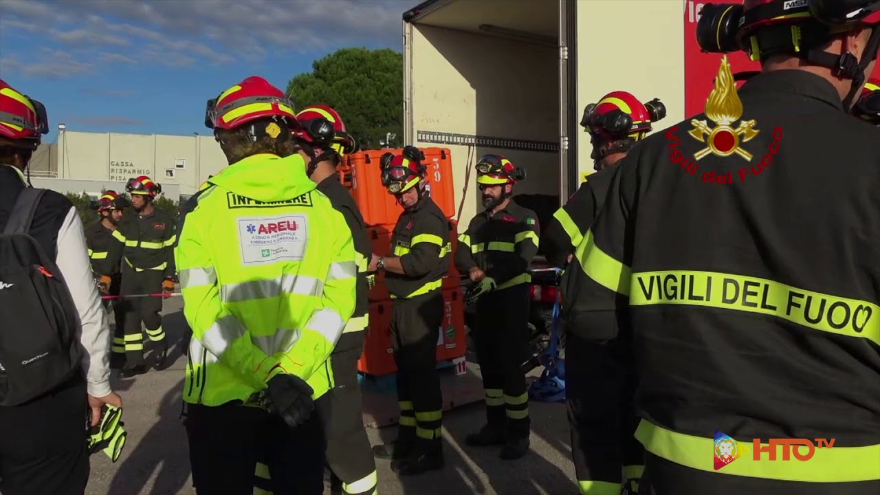 Vigili del Fuoco - Pisa, Esercitazione USAR certificazione ONU-INSARAG - www.HTO.tv