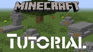 Minecraft Tutorial: How to Build Graves / Tombstones screenshot 2