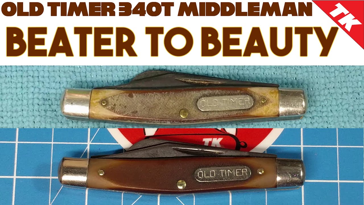 Old Timer 34OT Middleman Pocket Knife Beater to Beauty YouTube