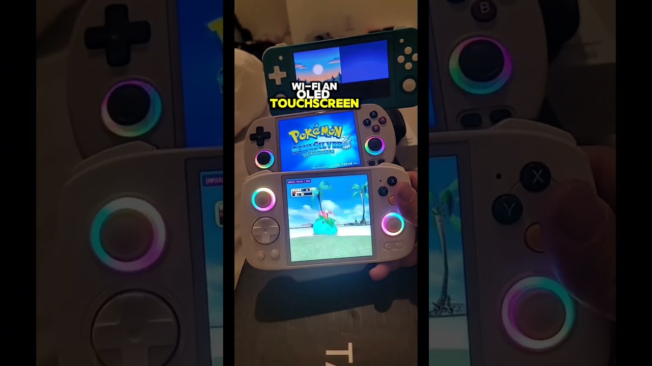 Retro gaming device with preloaded pokmon games & more 