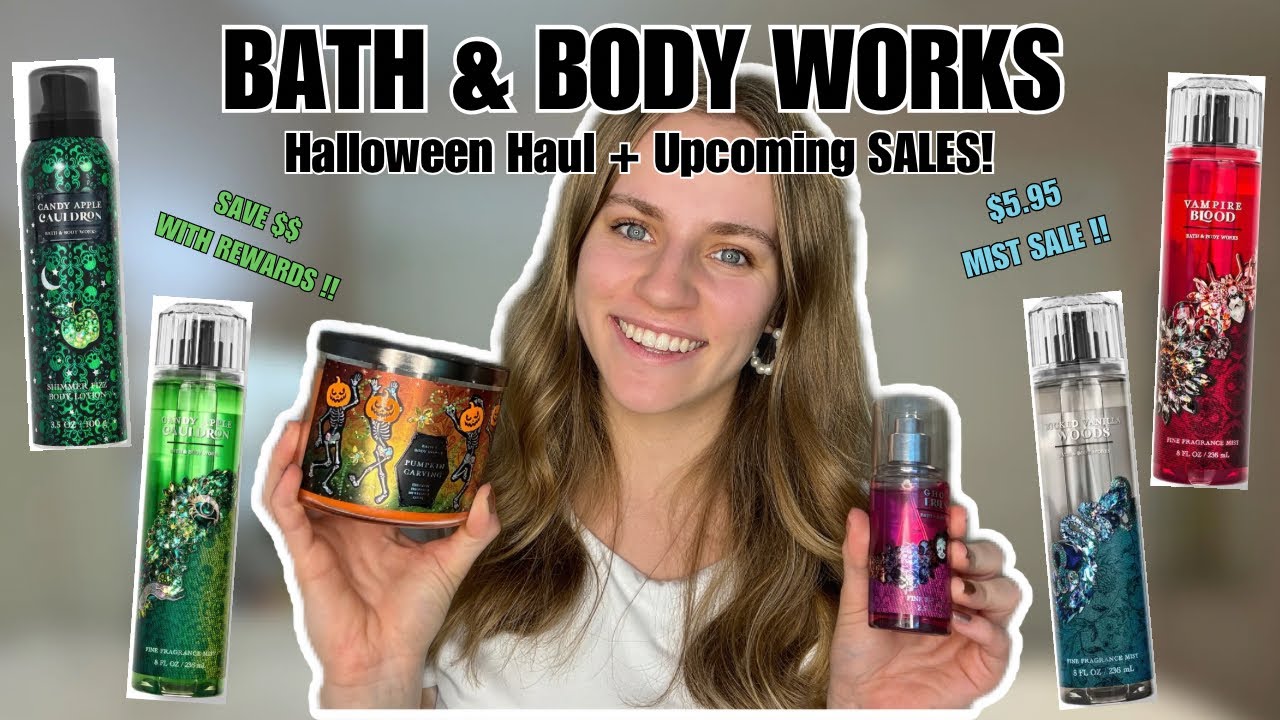 Bath body works halloween haul upcoming sales ghoul friend
