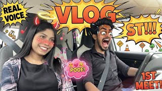 Shalini Real Voice எஙகளடய மதல சநதபப எபட இரநதசச Harrish Krish Vlog