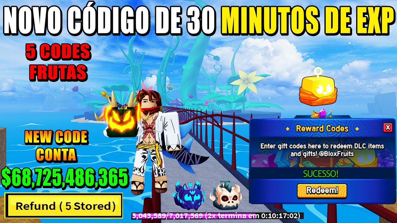 NOVO CÓDIGO DE 30 MINUTOS DE EXP + 26 CÓDIGOS DE EXP BELI E RESET DO ...