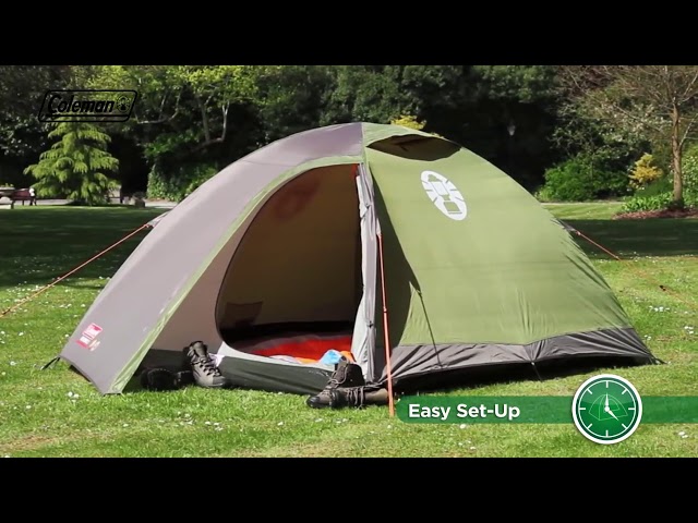 Coleman® Darwin 3 tent - YouTube
