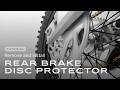 How to remove and install the Rear Brake Disc Protector on your Stark VARG EX
