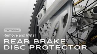 How to remove and install the Rear Brake Disc Protector on your Stark VARG EX