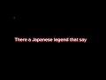 there is a Japanese legend that say #luffy#onepiece#edit