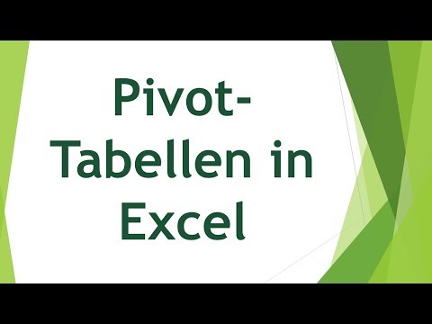 Pivot-Tabellen in Excel