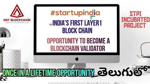 MST Blockchain Validator Opportunity TELUGU