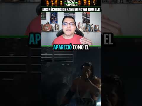 Los récords de Kane en Royal Rumble