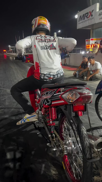 drag bike setting 402m wave 125 open arm rayong bomrangsit