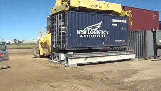 Shipping Container Weigher In Operation