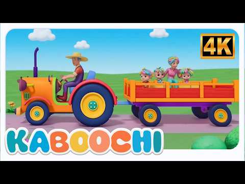 Kaboochi Les Roues du Tracteur 🚜🎶 | Chanson Enfants en Français
