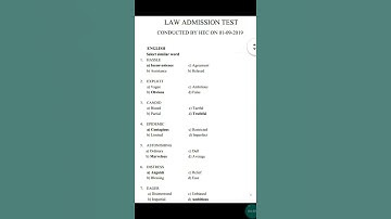 past paper of lat | 1 September  2019 | law admission test preparation
