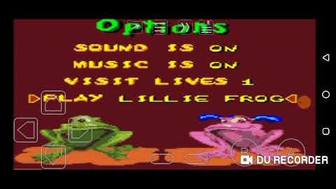 Frogger 2 (GBC) Options