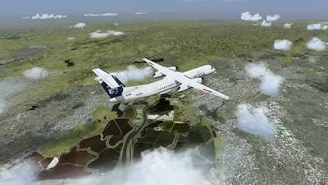 Prepar3d v3.2 Majestic Dash-8 Q400 in SoCal