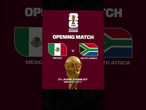 Mexico 🇲🇽 Vs South Africa 2026 🚾 #fifa #worldcup #shorts