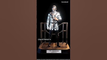 ✨️🥶 T1000 is BACK!Liquid Metal in Real Life ! |#shorts