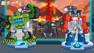 Transformers Rescue Bots Dash | Episode 1 Vulcano | Android Apps | ZigZag Kids HD screenshot 5