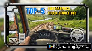 أفضل 5 ألعاب محاكاة شاحنات برسومات عالية الجودة تعمل بدون إنترنت لأجهزة أندرويد وiOS #trucksimulator screenshot 5
