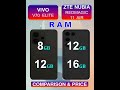 Vivo V70 Elite Vs ZTE Nubia Red Magic 11 Air Full Comparison & Price in Pakistan India & Bangladesh