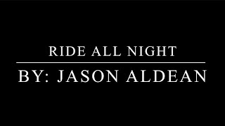 Vídeo de Ride All Night